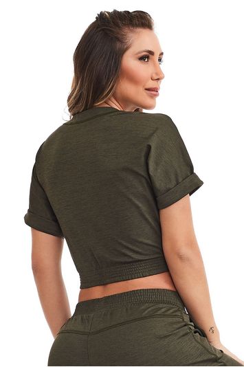 Cropped Fitness Element Verde