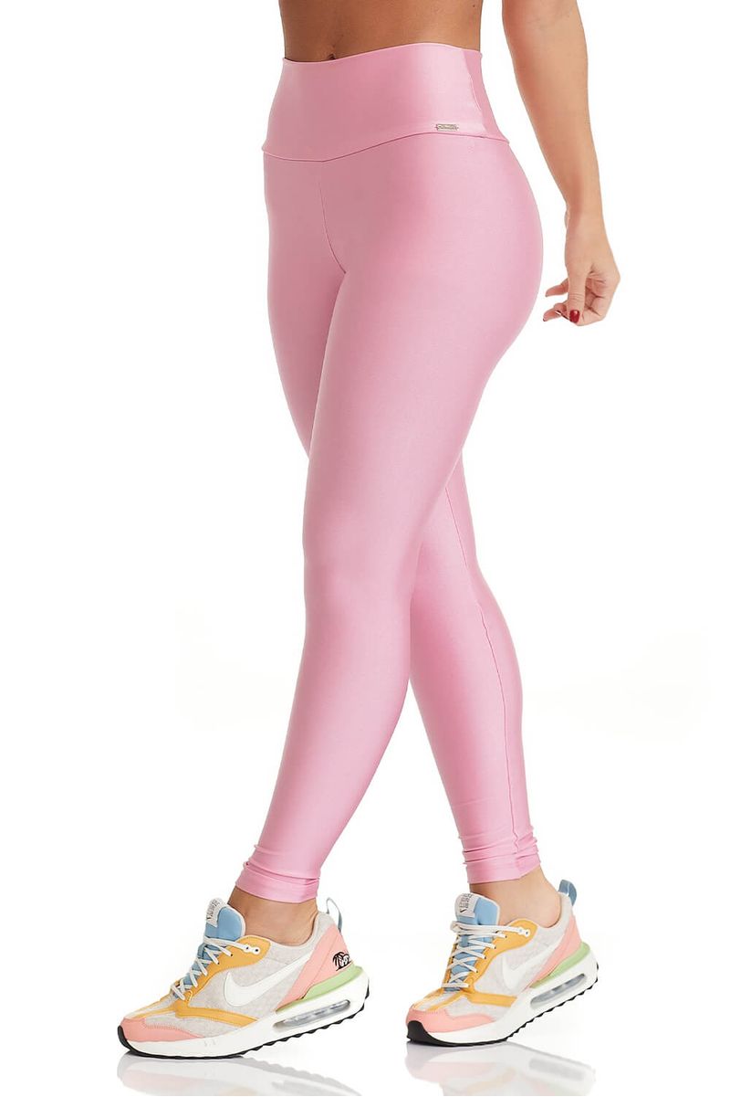 Legging rosa bebe store academia