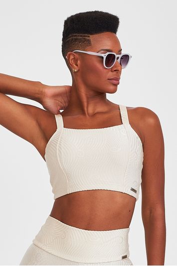 Top Cropped Cajubrasil Exclusivo Off White