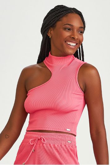 Top Cropped Only Rosa Pop