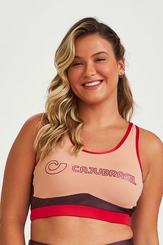 TOP ATLANTA COM SILK E DETALHE NAS COSTAS VINHO EBANO