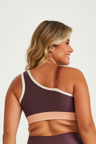 TOP ATLANTA COM ELÁSTICO PERSONALIZADO VINHO EBANO