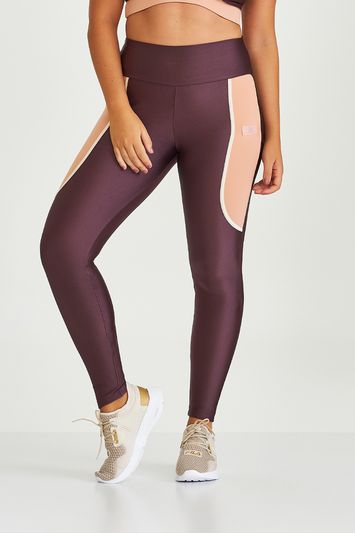 LEGGING ATLANTA COM RECORTES VINHO EBANO