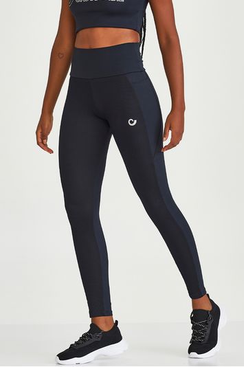 LEGGING NZ COM BOLSO E DETALHE EM CANELADO PRETO