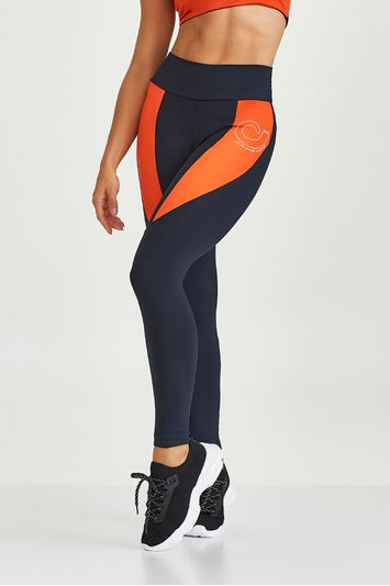LEGGING NZ COM DETALHE E SILK PRETO