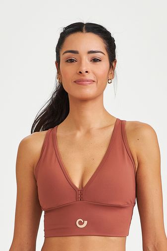 TOP NZ UP BÁSICO MARROM BRONZE