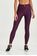 LEGGING COM ZIPER BÁSICA VINHO DELUXE