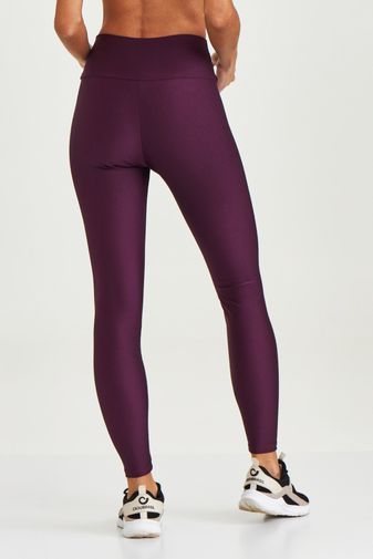 LEGGING COM ZÍPER BÁSICA VINHO DELUXE