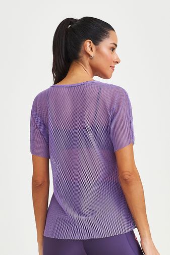 BLUSA SPOT BÁSICA ROXO ASTRAL