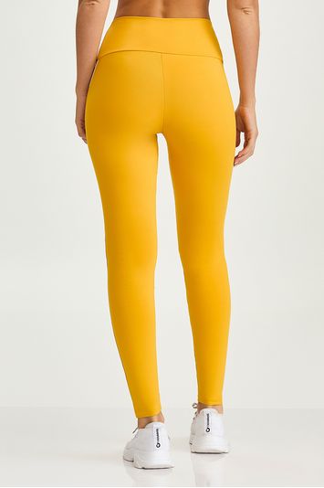 LEGGING NZ COM ELASTICO PERSONALIZADO AMARELO MEL