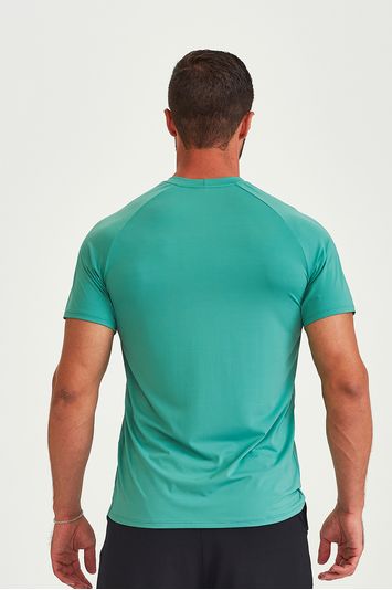 Blusa Masculina Raglan Com Silk Verde Salvia