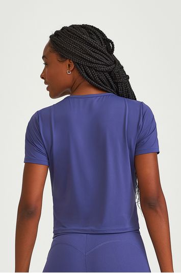 CROPPED UV COM SILK ROXO NETUNO