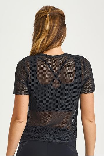 BLUSA DE TELA RESPIRAVEL PRETO