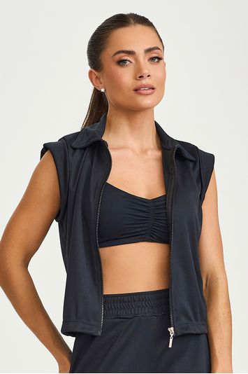 COLETE ALFAIATARIA ESPORTE PRETO