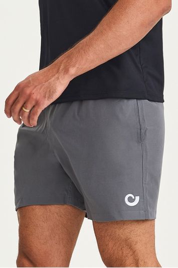 BERMUDA MASCULINA DE TREINO CINZA CROMO