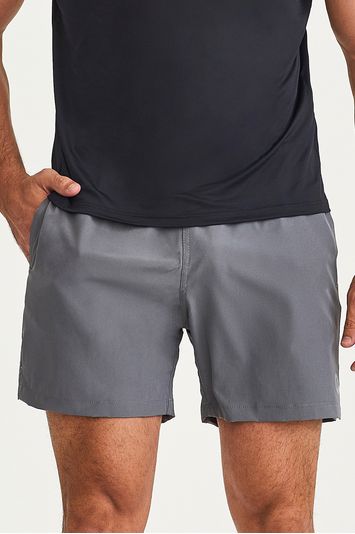 BERMUDA MASCULINA DE TREINO CINZA CROMO