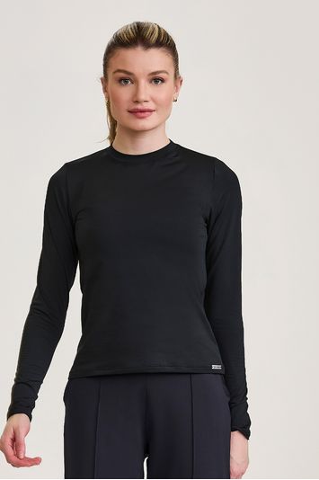 BLUSA MANGA LONGA TERMICA  PRETO