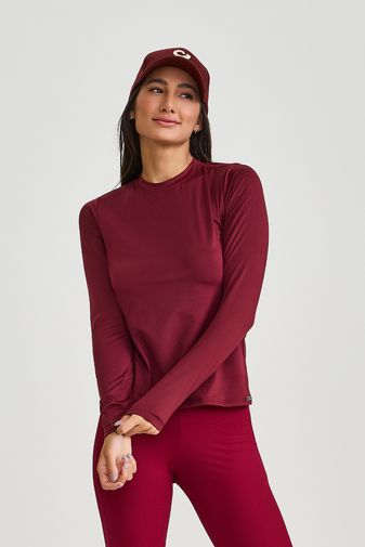 BLUSA MANGA LONGA TÉRMICA MARROM SENSUALE