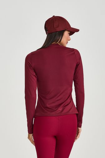 BLUSA MANGA LONGA TÉRMICA MARROM SENSUALE