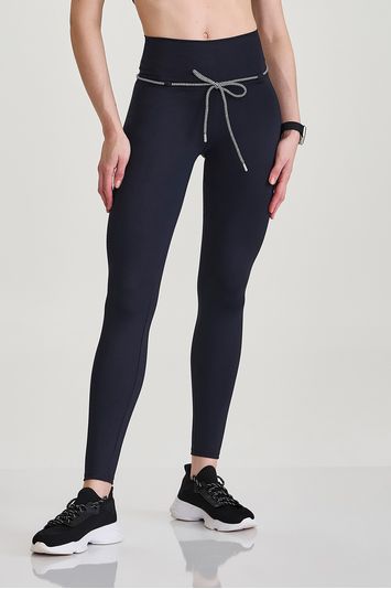 LEGGING COM CADARÇO  PRETO