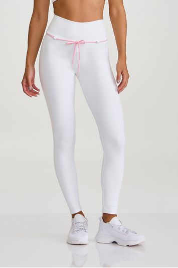 LEGGING COM CADARÇO  BRANCO