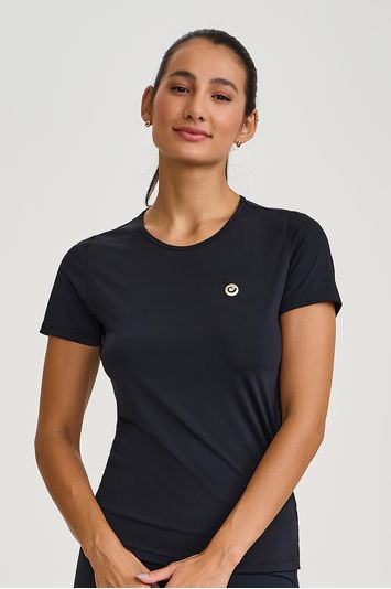 BLUSA UV COM ABERTURA NA BARRA PRETA