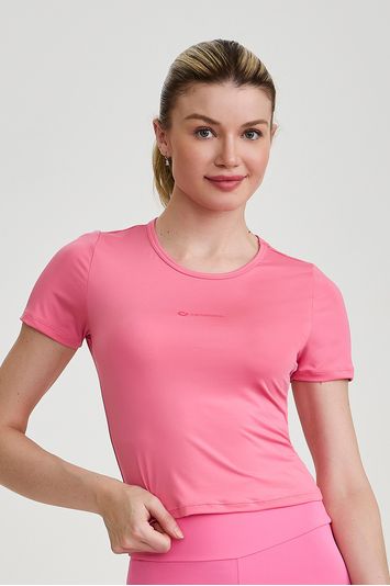 BLUSA CURTA UV  ROSA POP