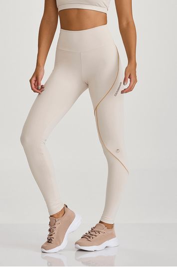 LEGGING HYPER COM SILK  OFF WHITE