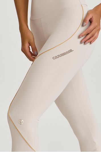 LEGGING HYPER COM SILK  OFF WHITE
