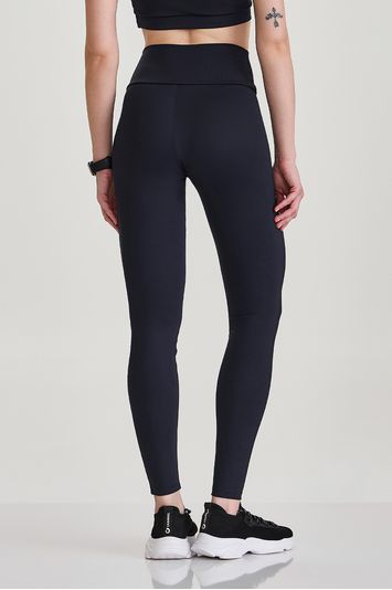 LEGGING DETALHE EM TELA  PRETO
