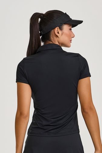 CAMISETA POLO UV DRY PRETA