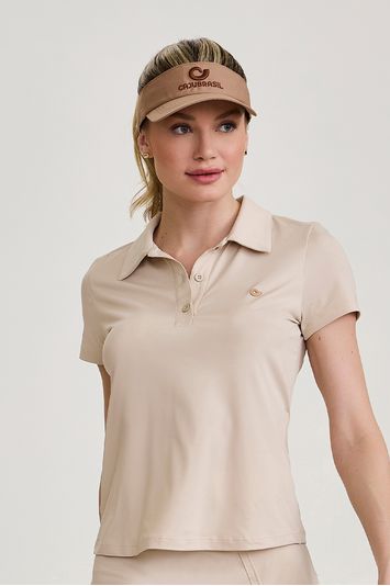 CAMISETA  POLO UV DRY  OFF WHITE