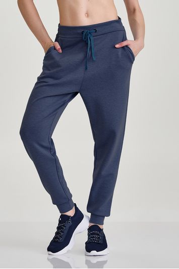 CALCA VISCOSE COM ELASTICO  AZUL MARINHO