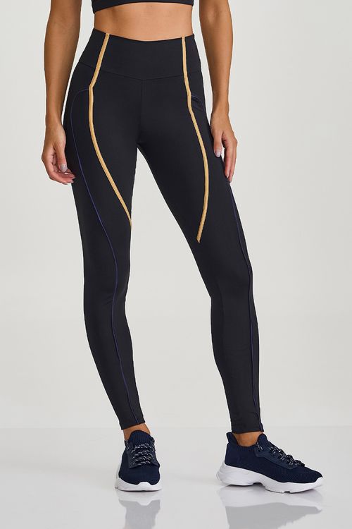 LEGGING MAXXI COM DETALHE  PRETO