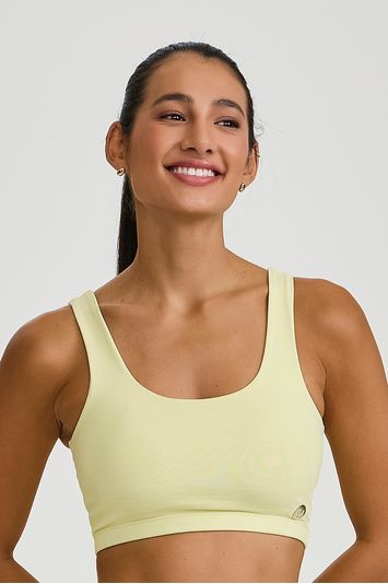 TOP MAXXI COM TERMO  AMARELO MANTEIGA