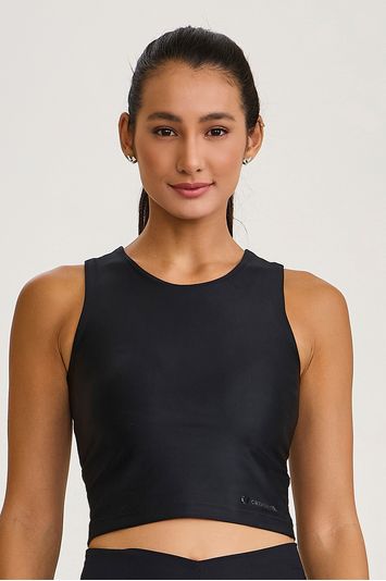 TOP CROPPED ATLETIKA  PRETO