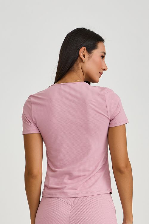 BLUSA TEXTURIZADA DRY  ROSA QUARTZO