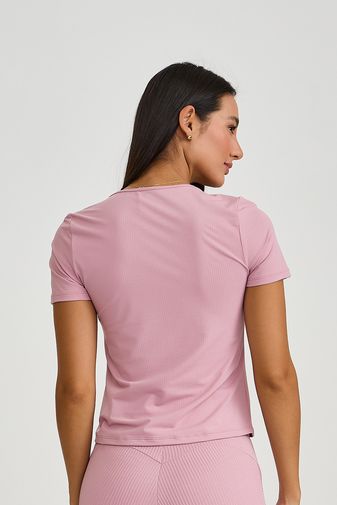 BLUSA TEXTURIZADA DRY  ROSA QUARTZO