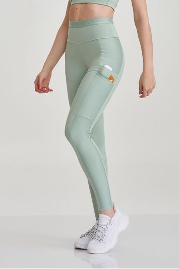 LEGGING MAXXI COM BOLSO DUPLO  VERDE ALOE