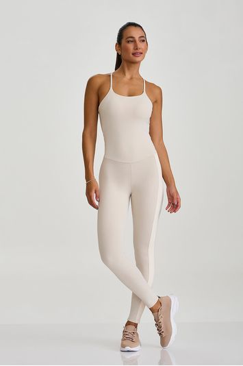 MACACÃO HYPER COM ELASTICO  OFF WHITE