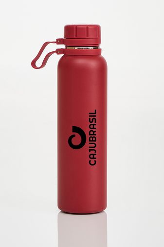 GARRAFA TÉRMICA COM INFUSOR DE BEBIDAS VERMELHO DIVINO - U