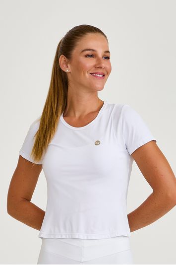 BLUSA SB COM LATERAIS RESPIRAVEIS BRANCO