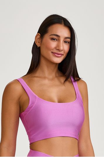 TOP CROPPED ADAPTIV ROSA LOLA