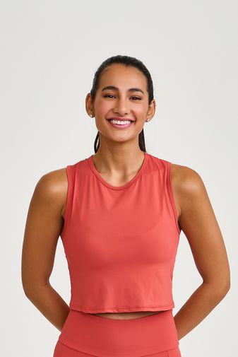 REGATA ACQUA COM ABERTURA COSTAS MARROM PAPRICA