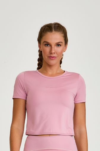 CROPPED BLOCKSUN DRY COSTAS RESPIRÁVEIS ROSA QUARTZO