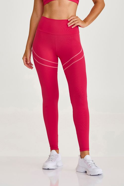 LEGGING MX COM SILK CORAL PITAYA
