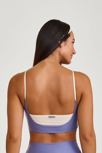 TOP BICOLOR LILAS ALFAZEMA