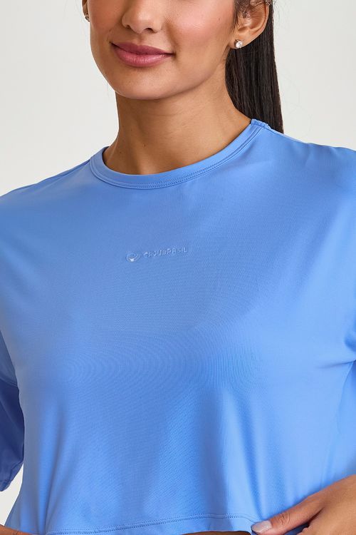 BLUSA ACQUA CURTA AZUL FLY