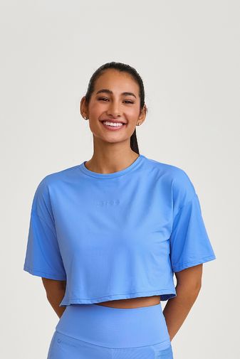 BLUSA ACQUA CURTA AZUL FLY