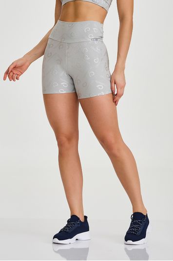 SHORT EXCLUSIVO CAJUBRASIL  CINZA CROMO